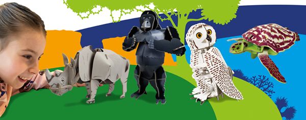 Build Your Own Endangered Animals Mini Builds